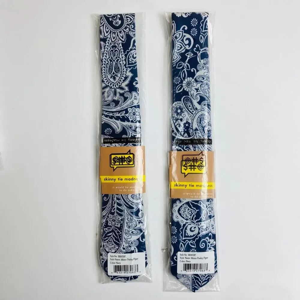 Skinny Tie Madness set skinny